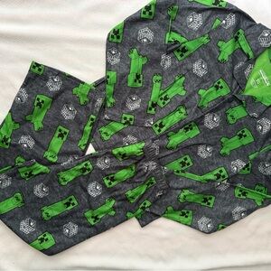 Kids Pajamas - Green and Gray